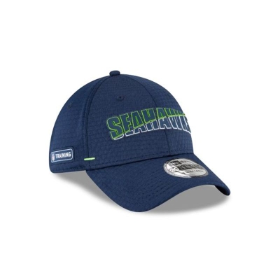 Seattle Seahawks Gorra | New Era NFL Official Summer Sideline 39thirty Stretch Fit Cap Mexico - Azules